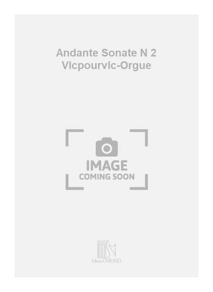 Andante Sonate N 2 Vlcpourvlc-Orgue